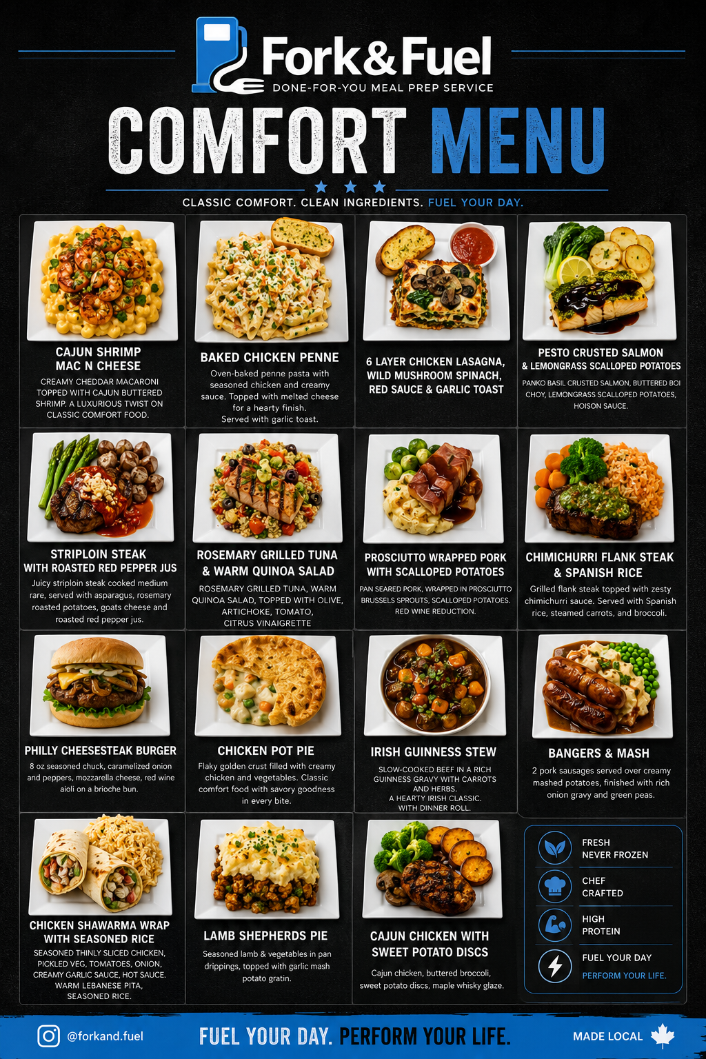 Comfort Menu